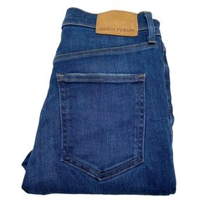 Denim Forum The Lola High Rise Skinny Crop Size 28